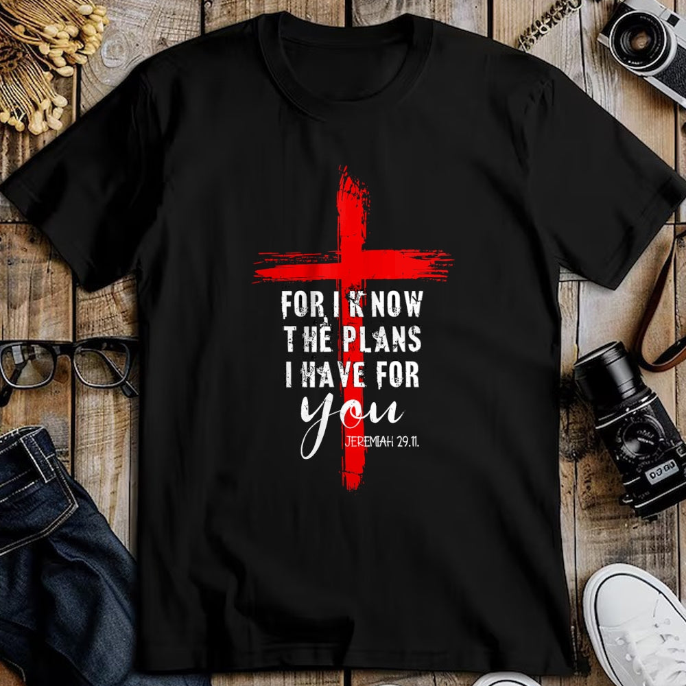 Christian Tee, Christian Faith Unisex T-Shirt/Hoodie/Sweatshirt HLT00 - Christian Quote Faith Jeremiah 29.11 T-Shirt