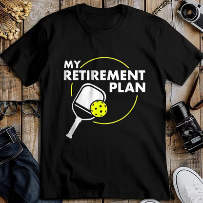 Funny Pickleball Shirt, Pickleball Lover Unisex T-Shirt/Hoodie/Sweatshirt HLT00 - My Retirement Plan Funny Pickleball Slogan T-Shirt, Women, Red, X-Large