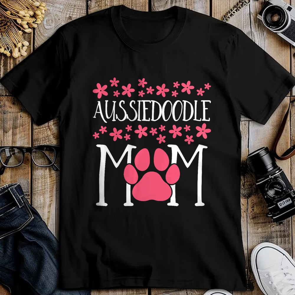 Gift for Mom Shirt, Funny Mom Unisex T-Shirt/Hoodie/Sweatshirt HLT00 - Aussiedoodle Mom T-Shirt Doodle awesome Dog lover T-Shirt