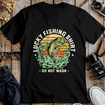 Gift for Dad Shirt, Funny Dad Unisex T-Shirt/Hoodie/Sweatshirt HLT00 – Lucky Fishing Shirt Do Not Wash Vintage Fishing Lover Gag T-Shirt