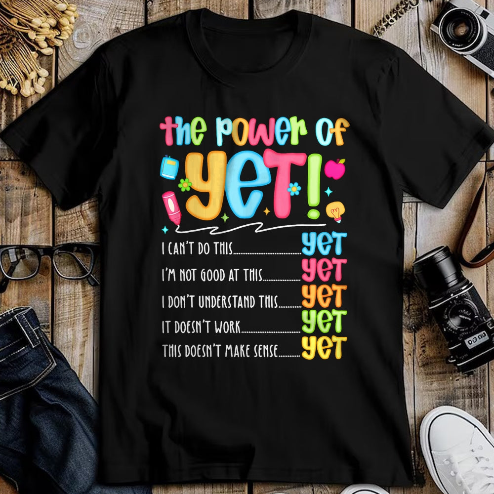 Best Teacher Shirt, Funny Teacher UnisexT-Shirt/Hoodie/Sweatshirt HLT00 - Growth Mindset Teacher Kindness Power of Yet Inspirational T-Shirt
