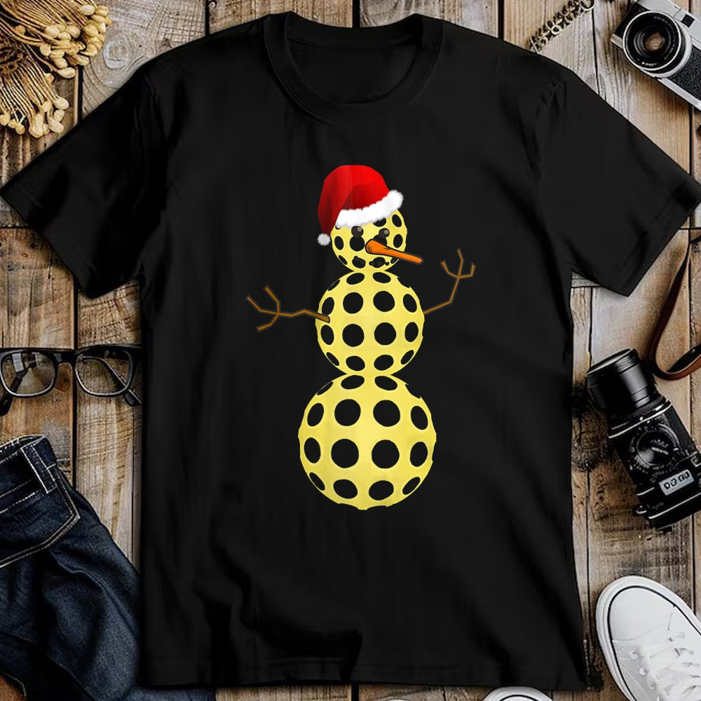 Funny Pickleball Shirt, Pickleball Lover Unisex T-Shirt/Hoodie/Sweatshirt HLT00 - Pickleball Christmas T-Shirt Funny Pickleball Snowman Shirt Tank Top