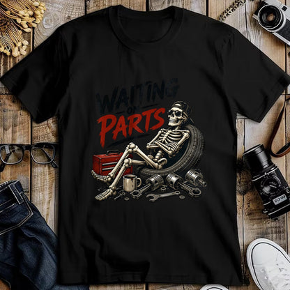Best Mechanic Life Shirt, Funny Mechanic UnisexT-Shirt/Hoodie/Sweatshirt HLT00 - Funny Mechanic Auto Repair Life Skeleton Waiting On Parts T-Shirt