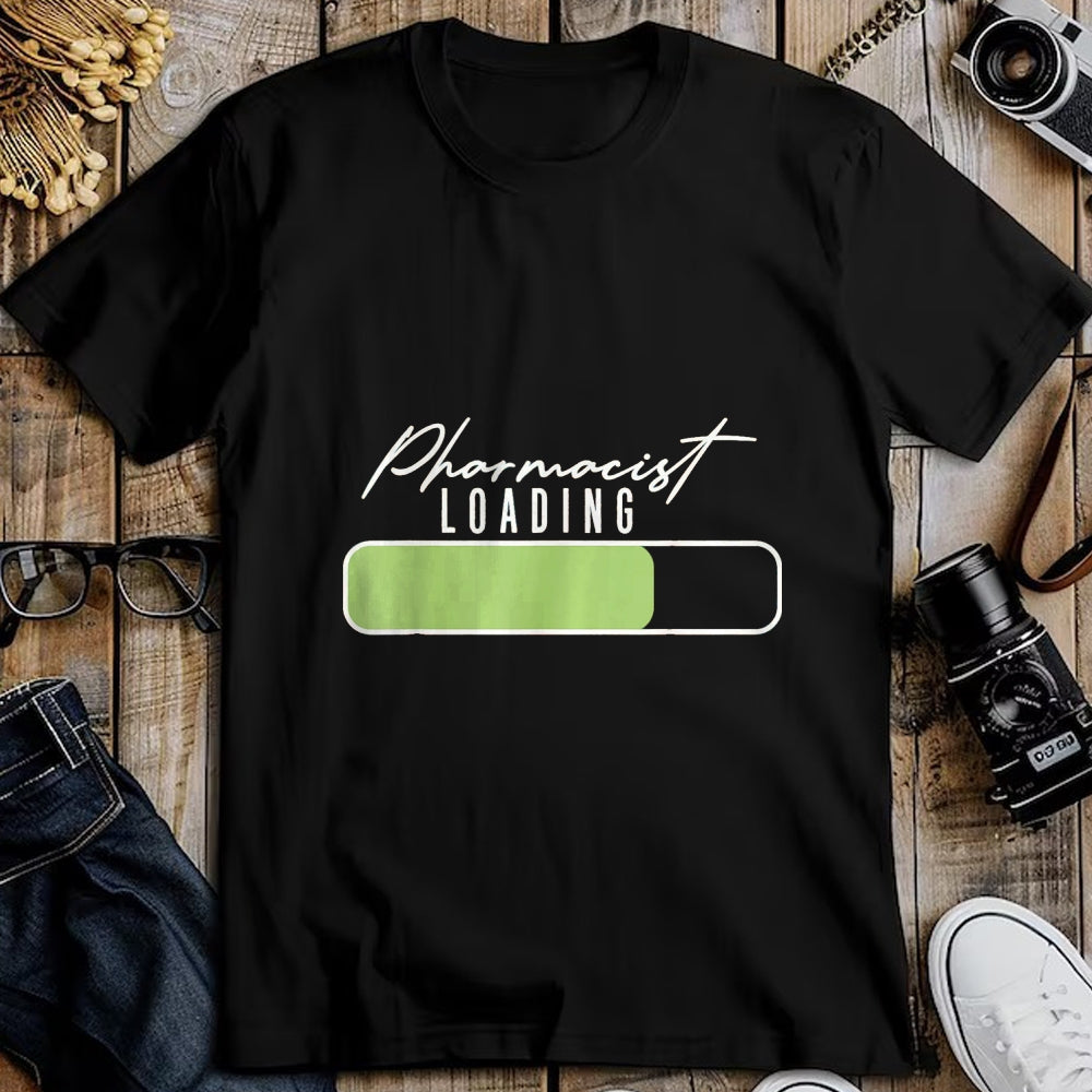 Best Doctor Shirt, Funny Doctor UnisexT-Shirt/Hoodie/Sweatshirt HLT00 - Pharmacist Loading Doctor of Pharmacy Student Future Pharm.D T-Shirt, Women, Black, Large