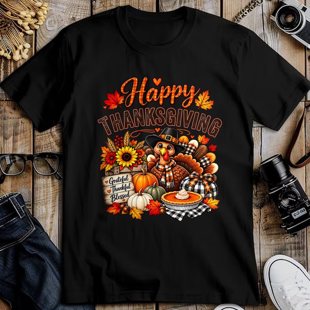Best Thanksgiving Family Shirt , Funny Thanksgiving UnisexT-Shirt/Hoodie/Sweatshirt HLT00 - Happy Thanksgiving Funny Turkey Family Dinner Thanksgiving T-Shirt (2)
