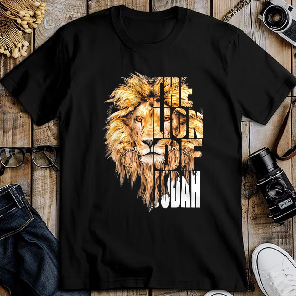 Christian Tee, Christian Faith Unisex T-Shirt/Hoodie/Sweatshirt HLT00 - Jesus Lion of Judah Christian Gift for Men Women T-Shirt