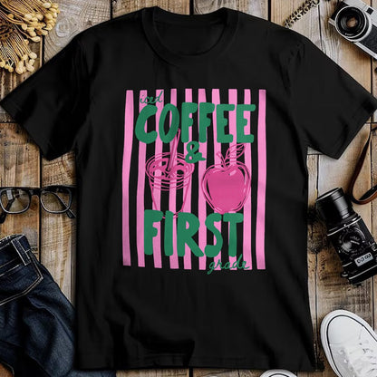 Best Student Shirt, Funny Back To School UnisexT-Shirt/Hoodie/Sweatshirt HLT00 - First Grade Teacher Iced Coffee First Grade Back to School T-Shirt