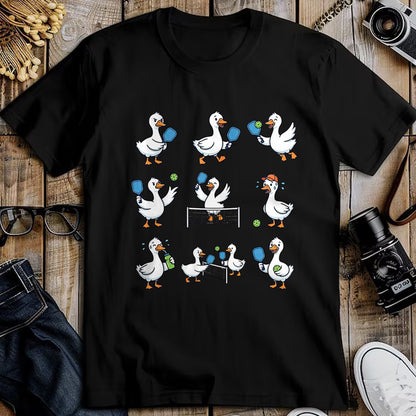 Funny Pickleball Shirt, Pickleball Lover Unisex T-Shirt/Hoodie/Sweatshirt HLT00 - Goose Playing Pickleball Player Paddle Ball Pickleball Lover T-Shirt