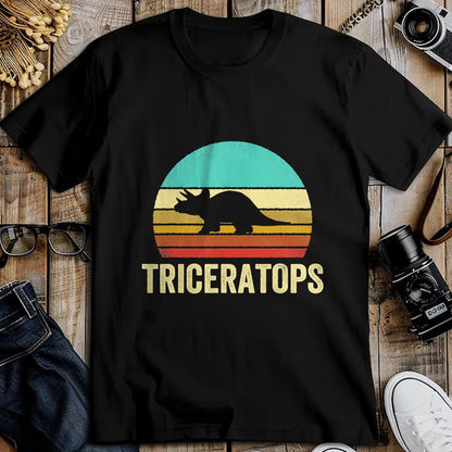 Best Dinosaur Lover Shirt, Funny Dinosaur UnisexT-Shirt/Hoodie/Sweatshirt HLT00 - Vintage Triceratops Shirt Sunset Dinosaur T-Shirt