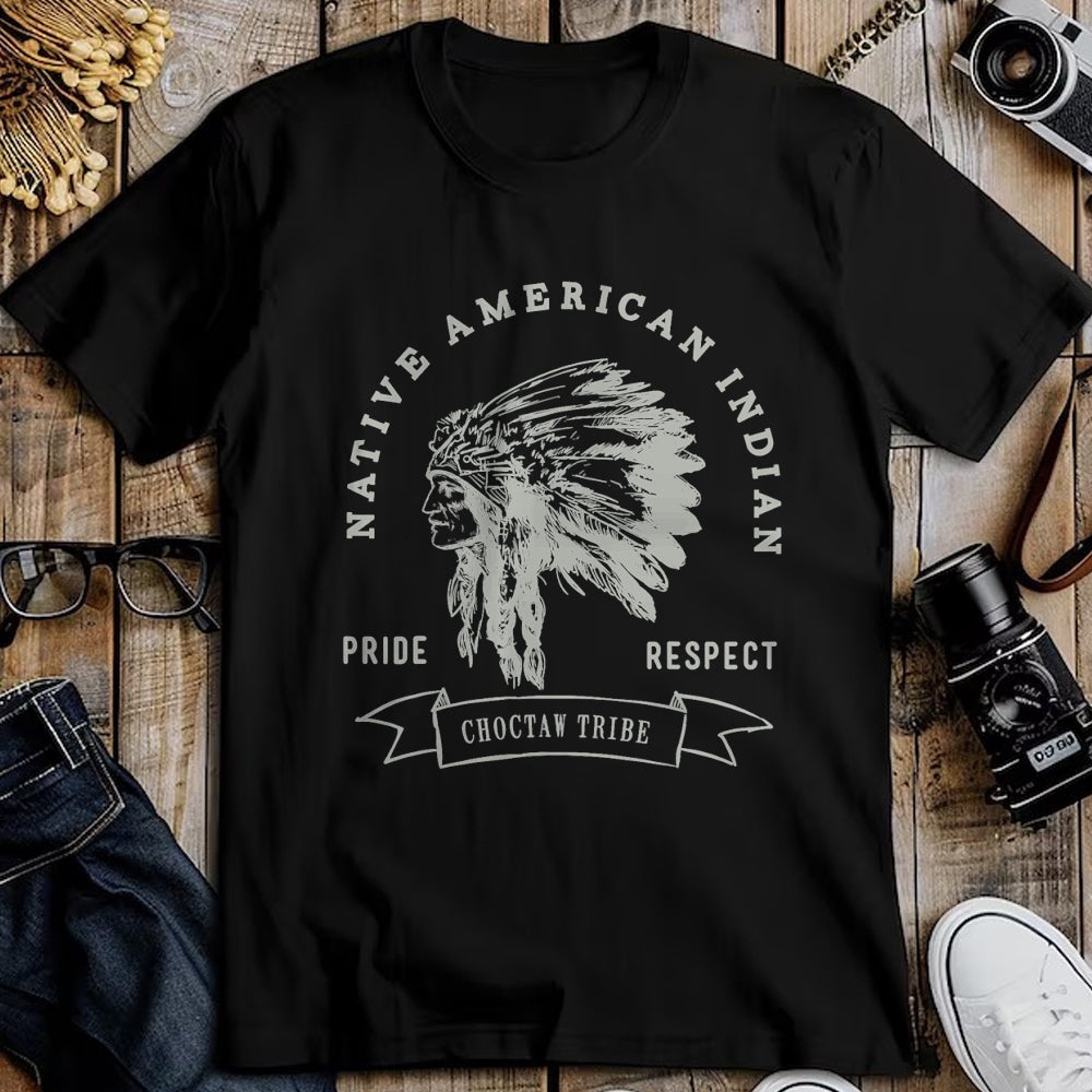 Native American T-Shirts, Vintage Native American Unisex T-Shirt/Hoodie/Sweatshirt HLT00 - Choctaw Tribe Native American Indian Pride Respect