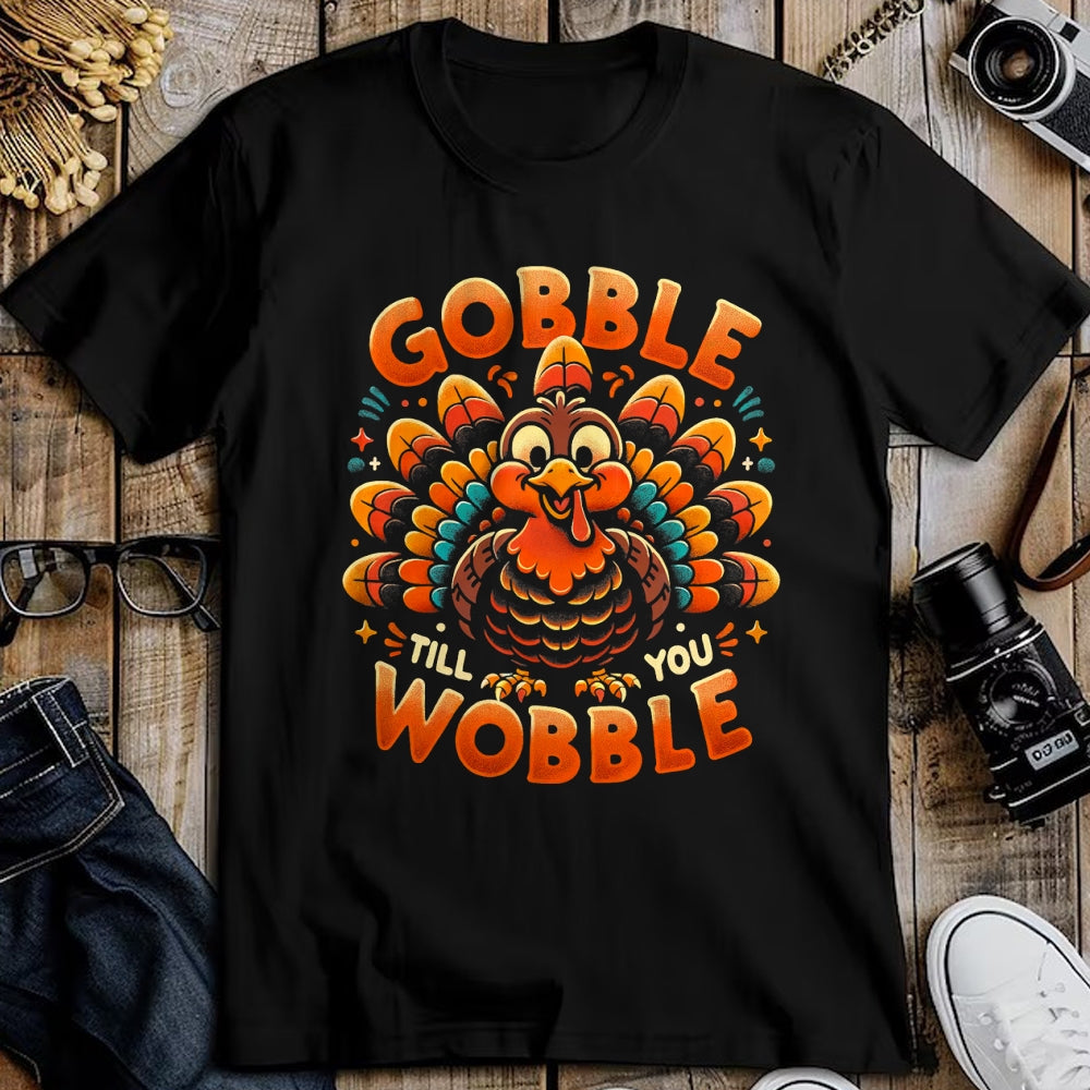 Best Thanksgiving Family Shirt , Funny Thanksgiving UnisexT-Shirt/Hoodie/Sweatshirt HLT00 - Thanksgiving Shirt for Men Women Kids Gobble Till You Wobble T-Shirt