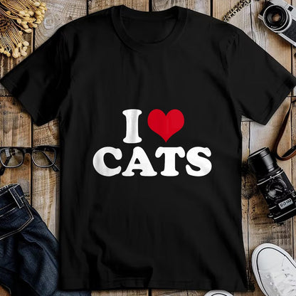Cat Love Shirt, Funny Cat Lover Gift UnisexT-Shirt/Hoodie/Sweatshirt HLT00 - I Love Cats Cat T-Shirt