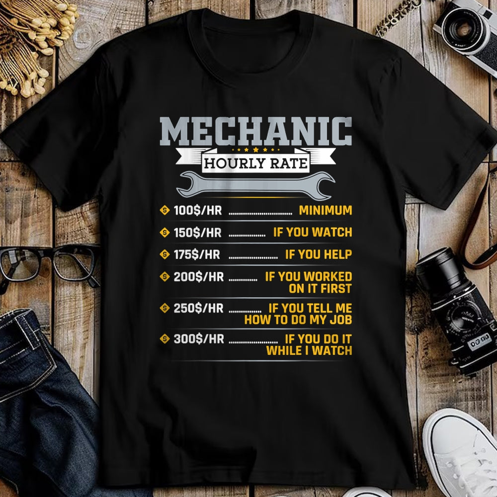 Best Mechanic Life Shirt, Funny Mechanic UnisexT-Shirt/Hoodie/Sweatshirt HLT00 - Mens Funny Mechanic Hourly Rate Car Mechanic Car Guy T-Shirt
