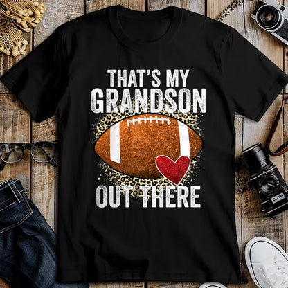Best Grandma Shirt, Proud Grandma Unisex T-Shirt/Hoodie/Sweatshirt HLT00 - That's My Grandson Out There Football Grandma Grandpa T-Shirt