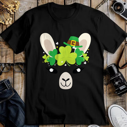 Gift for Mom Shirt, Funny Mom Unisex T-Shirt/Hoodie/Sweatshirt HLT00 - Llama St Patricks Day Shirt Kids Lucky Girl Mom Gift Tee T-Shirt