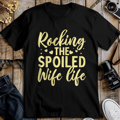 Best Wife Shirt, Wife and Husband Unisex T-Shirt/Hoodie/Sweatshirt HLT00 - Gift for wife T shirt, spoiled wife   Funny Spoiled Wife Art For Women Girls Husband Spoiled Wife Pr (7)