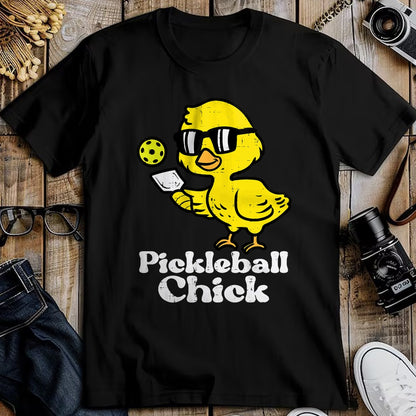 Funny Pickleball Shirt, Pickleball Lover Unisex T-Shirt/Hoodie/Sweatshirt HLT00 - Pickleball Chick Funny Pickle Ball Women Girls Kids Toddler T-Shirt