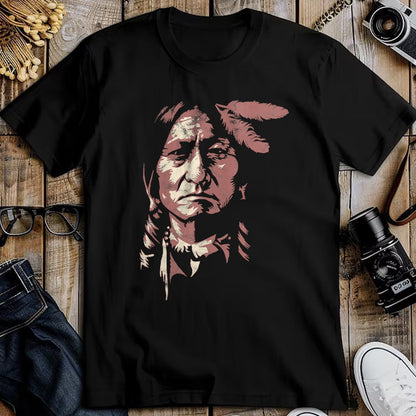 Native American T-Shirts, Vintage Native American Unisex T-Shirt/Hoodie/Sweatshirt HLT00 - sitting bull native american chief indian warrior men women