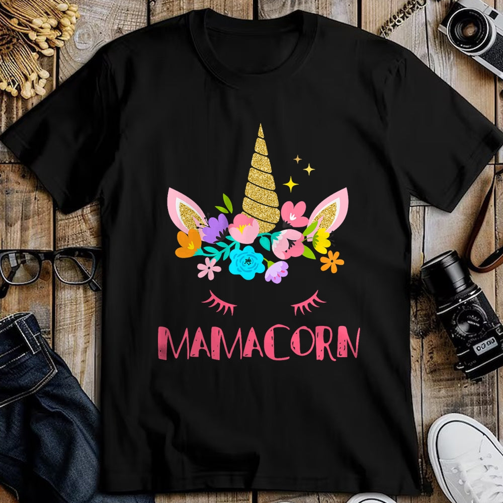 Gift for Mom Shirt, Funny Mom Unisex T-Shirt/Hoodie/Sweatshirt HLT00 - Funny Mamacorn Unicorn Costume Mom Mother_s Day T-Shirt