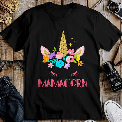 Gift for Mom Shirt, Funny Mom Unisex T-Shirt/Hoodie/Sweatshirt HLT00 - Funny Mamacorn Unicorn Costume Mom Mother_s Day T-Shirt