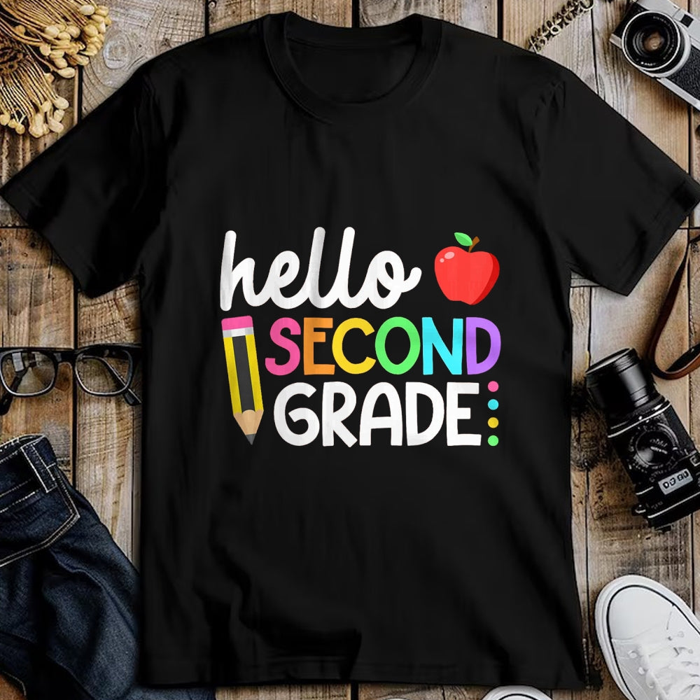 Best Student Shirt, Funny Back To School UnisexT-Shirt/Hoodie/Sweatshirt HLT00 - Hello Second Grade Team 2nd Grade Back to School Teacher Kid T-Shirt