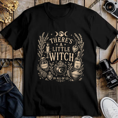 Best Thanksgiving Family Shirt , Funny Thanksgiving UnisexT-Shirt/Hoodie/Sweatshirt HLT00 - Funny Halloween Saying There's A Little Witch in All of Us T-Shirt