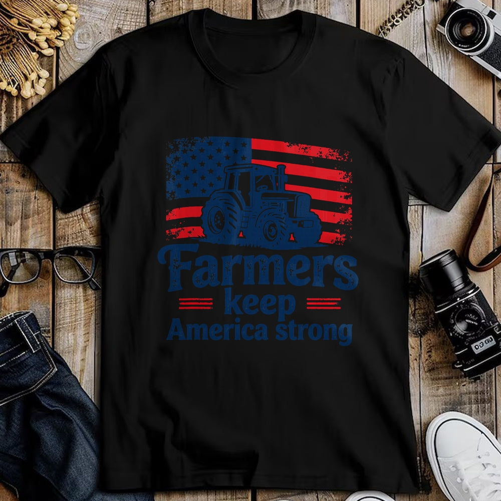 Best Farmer Life Shirt, Funny Farmer UnisexT-Shirt/Hoodie/Sweatshirt HLT00 - Patriotic American Farmer Tractor Farm Life USA Flag Farmer T-Shirt