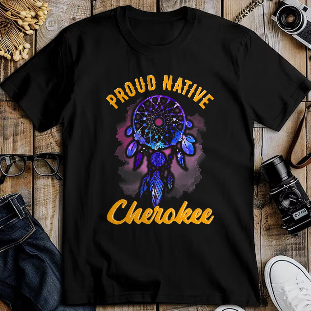 Native American T-Shirts, Vintage Native American Unisex T-Shirt/Hoodie/Sweatshirt HLT00 - Proud To Be Cherokee Native American Indian