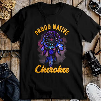 Native American T-Shirts, Vintage Native American Unisex T-Shirt/Hoodie/Sweatshirt HLT00 - Proud To Be Cherokee Native American Indian