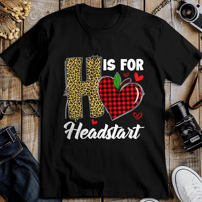 Best Student Shirt, Funny Back To School UnisexT-Shirt/Hoodie/Sweatshirt HLT00 - H Is For Headstart Head Start Teacher Leopard Back To School T-Shirt