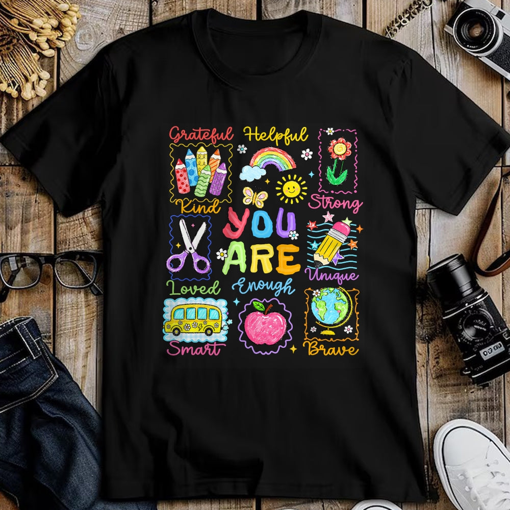 Best Student Shirt, Funny Back To School UnisexT-Shirt/Hoodie/Sweatshirt HLT00 - Back to School You are Smart Kind Enough Teacher Kid T-Shirt
