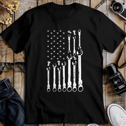 Best Mechanic Life Shirt, Funny Mechanic UnisexT-Shirt/Hoodie/Sweatshirt HLT00 - Mechanic Flag American Patriotic Flag Car Mechanic USA Flag T-Shirt