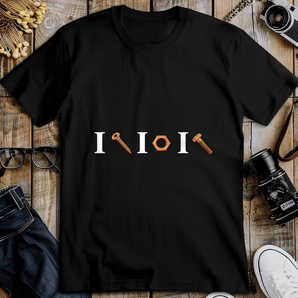 Best Mechanic Life Shirt, Funny Mechanic UnisexT-Shirt/Hoodie/Sweatshirt HLT00 - I Screw I Nut I Bolt Funny Mechanic Handyman Humor Meme Men T-Shirt
