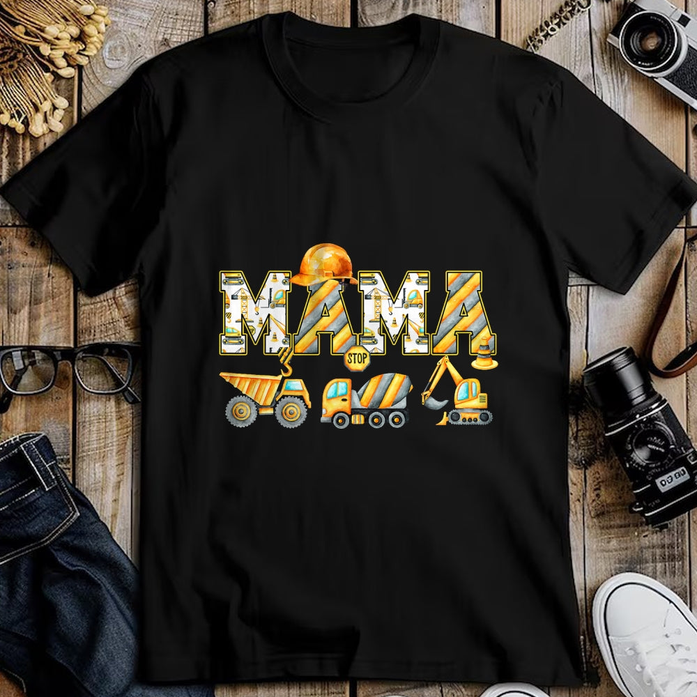 Best Thanksgiving Family Shirt , Funny Thanksgiving UnisexT-Shirt/Hoodie/Sweatshirt HLT00 - Funny Mama Construction Excavator Tee Matching Family Birthday Party T Shirts