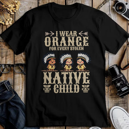 Native American T-Shirts, Vintage Native American Unisex T-Shirt/Hoodie/Sweatshirt HLT00 - I Wear Orange For Every American Native Child Indian Pride (5)