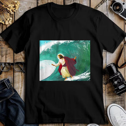 Christian Tee, Christian Faith Unisex T-Shirt/Hoodie/Sweatshirt HLT00 - Jesus Walking On Water Evangelical Christian Gift T-Shirt