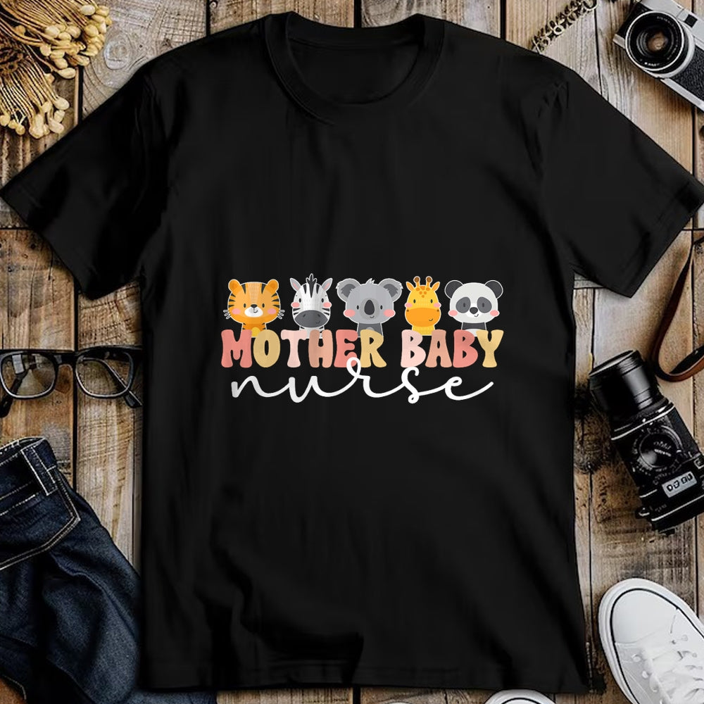 Funny Nurse Shirt, Nurse Unisex T-Shirt/Hoodie/Sweatshirt HLT00 - Mother Baby Nurse Boho Postpartum Nurse Mom Baby Nurse T-Shirt