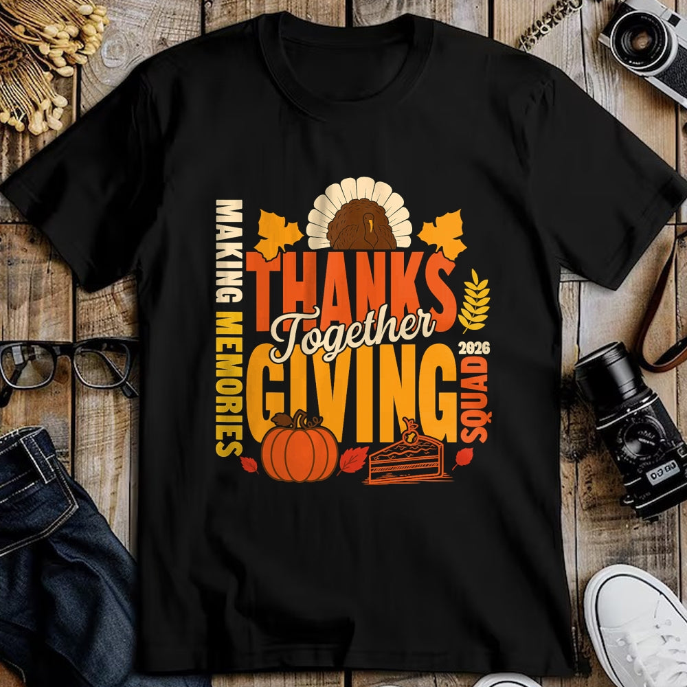 Best Thanksgiving Family Shirt , Funny Thanksgiving UnisexT-Shirt/Hoodie/Sweatshirt HLT00 - Family Thanksgiving Squad 2026 Matching Family Thanksgiving T-Shirt (1)
