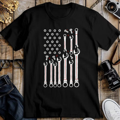 Best Mechanic Life Shirt, Funny Mechanic UnisexT-Shirt/Hoodie/Sweatshirt HLT00 - Mechanic American Flag Repair Car Technician Men Dad T-Shirt