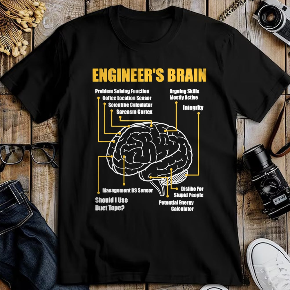 Best Mechanic Life Shirt, Funny Mechanic UnisexT-Shirt/Hoodie/Sweatshirt HLT00 - Engineer's Brain - Funny Sarcastic Engineering Gift Short Sleeve T-Shirt