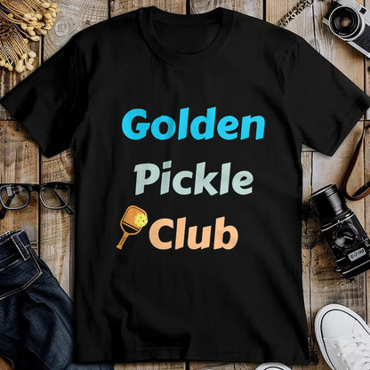 Funny Pickleball Shirt, Pickleball Lover Unisex T-Shirt/Hoodie/Sweatshirt HLT00 - Golden Pickle Club Funny Pickleball Paddle Ball Player T-Shirt