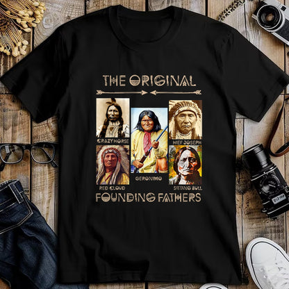 Native American T-Shirts, Vintage Native American Unisex T-Shirt/Hoodie/Sweatshirt HLT00 - The Original Founding Fathers Native American (1)