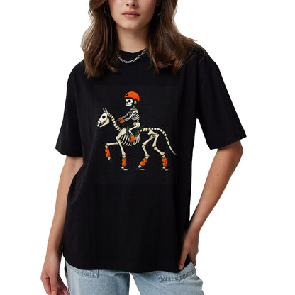 Best Horse Lover Shirt , Funny Horse UnisexT-Shirt/Hoodie/Sweatshirt HLT00 - Skeleton Horse Riding Halloween Costume Funny Boys Girl Kids T-Shirt