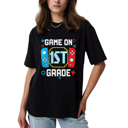 Best Student Shirt, Funny Back To School UnisexT-Shirt/Hoodie/Sweatshirt HLT00 - 1st Grade for Boys Back to School First Day of First Grade T-Shirt, Men, Black, 3X-Large