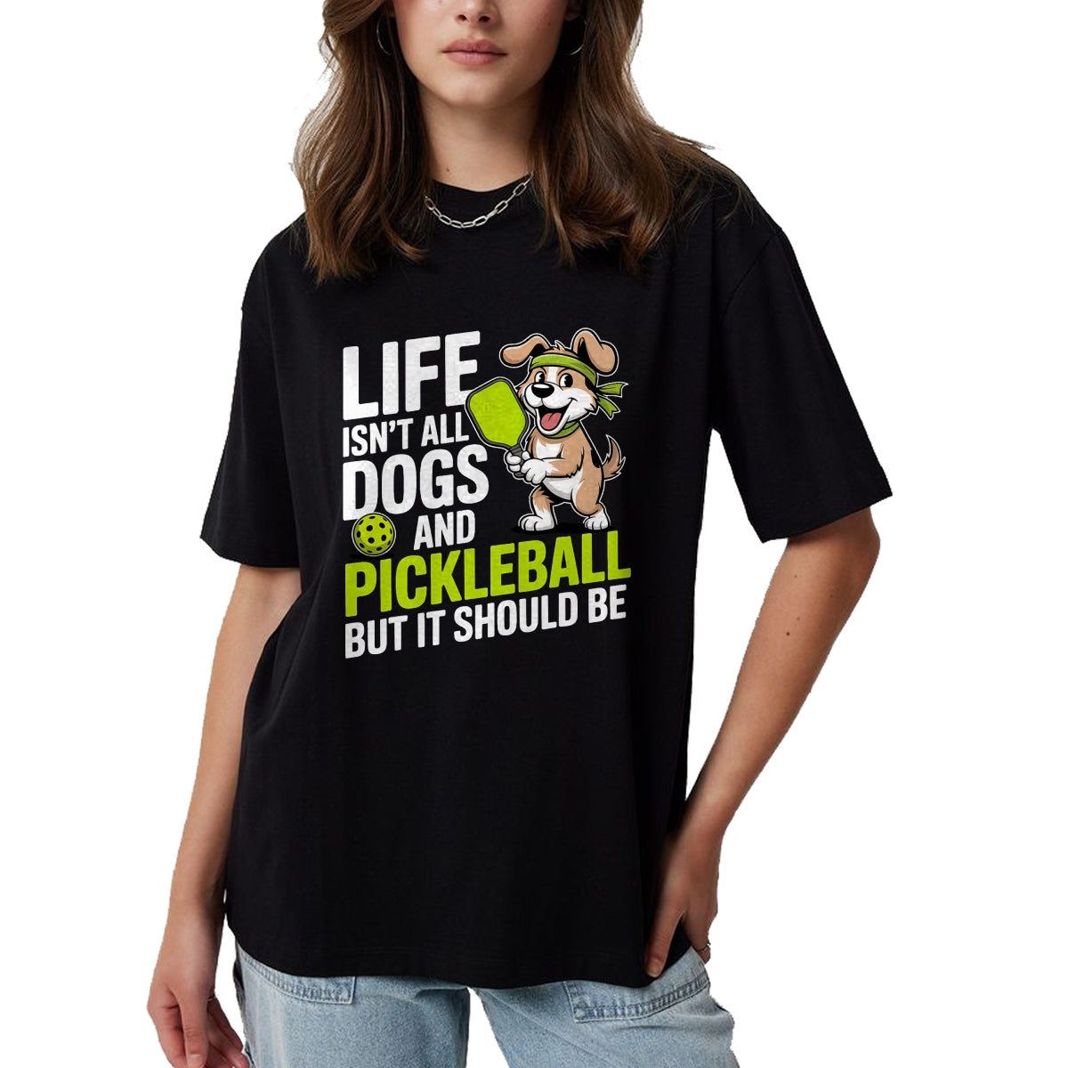 Funny Pickleball Shirt, Pickleball Lover Unisex T-Shirt/Hoodie/Sweatshirt HLT00 - Funny Pickleball Shirt Men Women Player Dog Lover Owner Joke T-Shirt