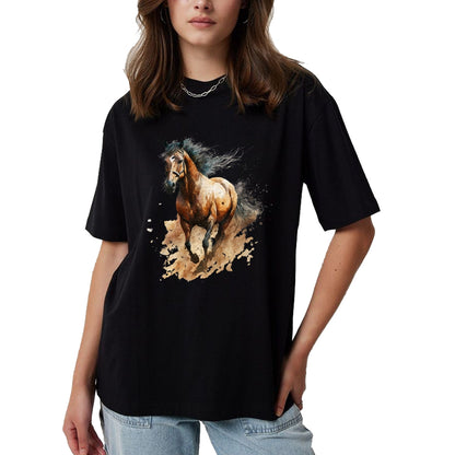 Best Horse Lover Shirt , Funny Horse UnisexT-Shirt/Hoodie/Sweatshirt HLT00 - Beautiful Horse Graphic Horse Art Print for Girls T-Shirt