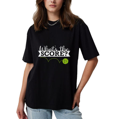 Funny Pickleball Shirt, Pickleball Lover Unisex T-Shirt/Hoodie/Sweatshirt HLT00 - What's The Score Funny Pickleball T-Shirt