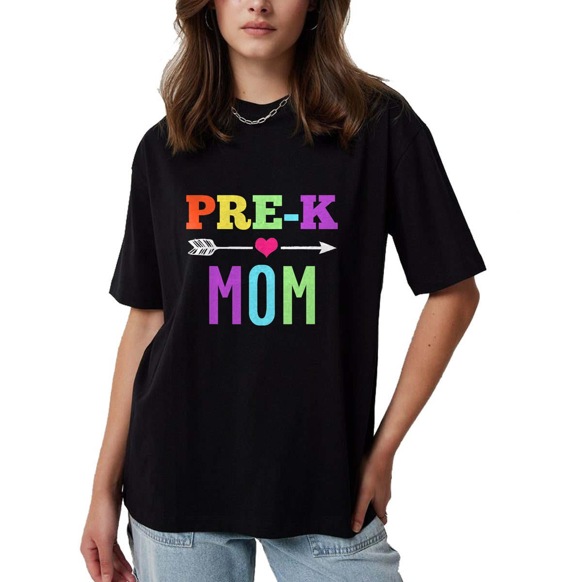 Gift for Mom Shirt, Funny Mom Unisex T-Shirt/Hoodie/Sweatshirt HLT00 - Pre K Mom TShirt - Awesome Back To School Mother Tee T-Shirt