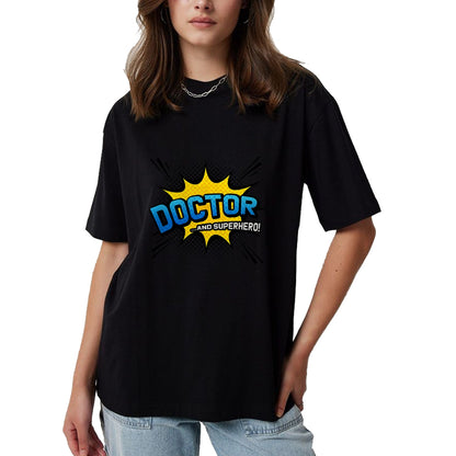 Best Doctor Shirt, Funny Doctor UnisexT-Shirt/Hoodie/Sweatshirt HLT00 - Doctor & Superhero - Comic Book Style T-Shirt