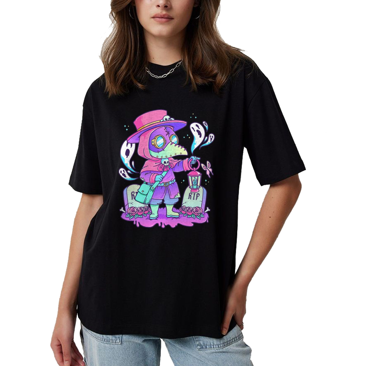 Best Doctor Shirt, Funny Doctor UnisexT-Shirt/Hoodie/Sweatshirt HLT00 - Pastel Goth Cute Creepy Plague Doctor Kawaii Menhera Wiccan T-Shirt Small